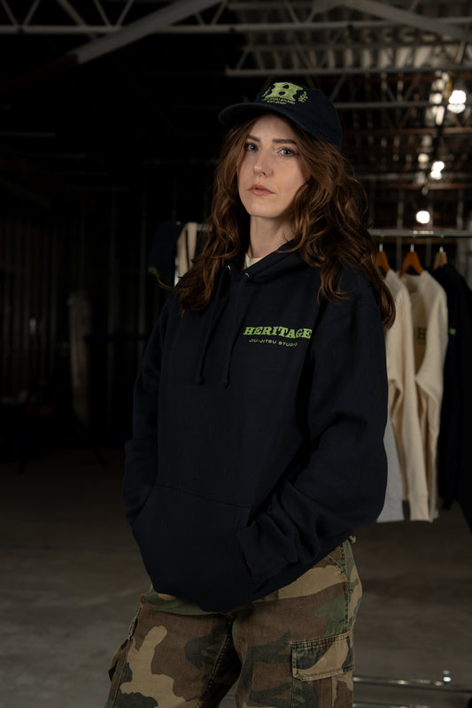 Heritage Jiu Jitsu "Studio" Hoodie Navy