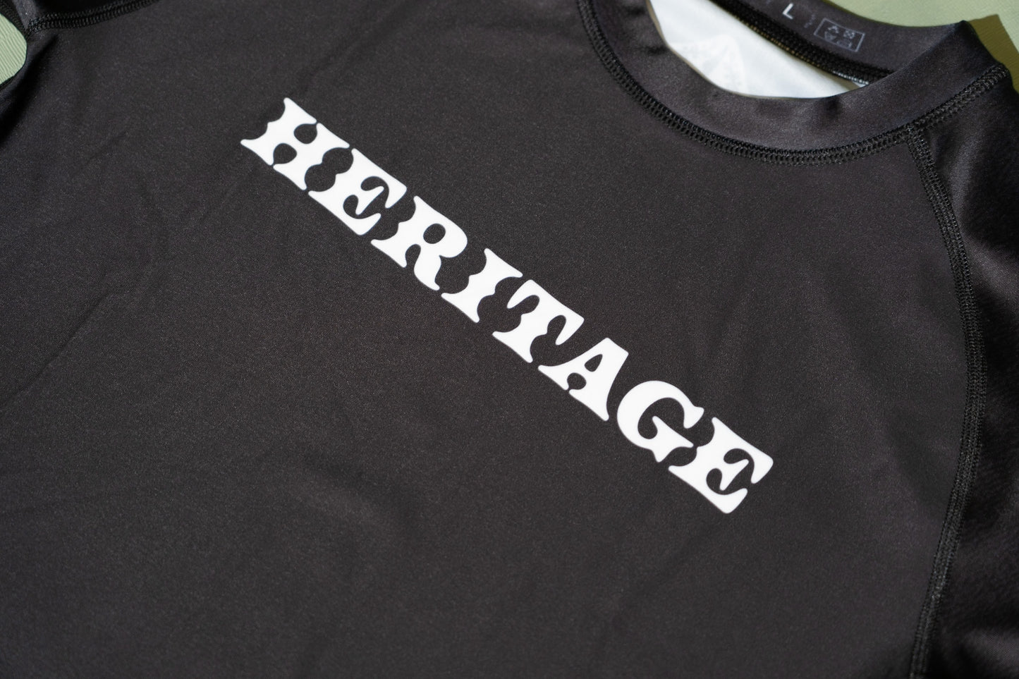 Heritage "Rooted" Rashguard Black L/S