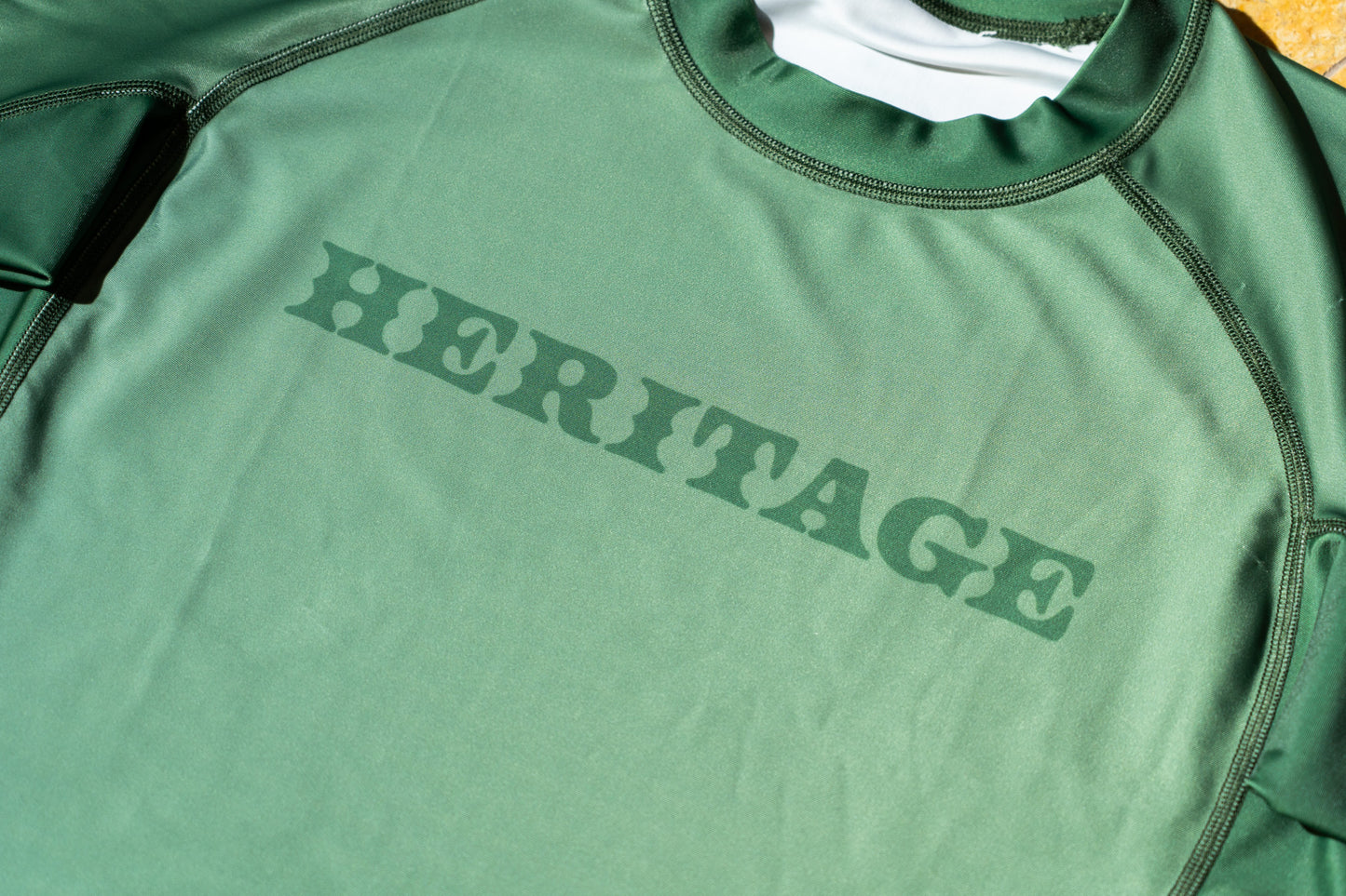 Heritage "Rooted" Rashguard Green S/S