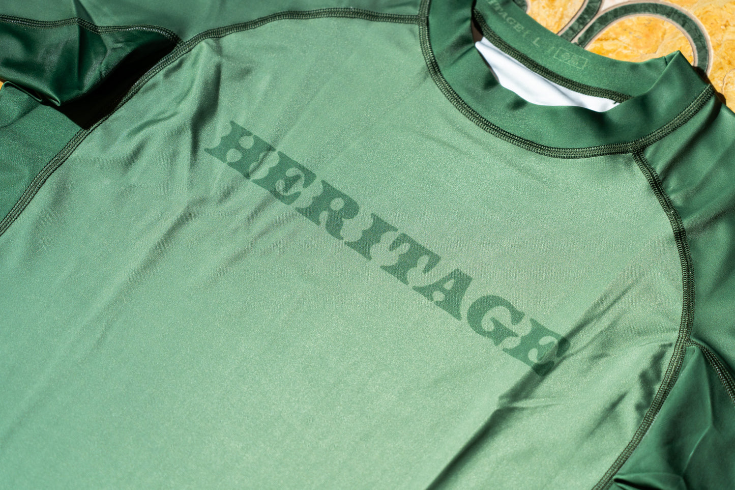 Heritage "Rooted" Rashguard Green L/S