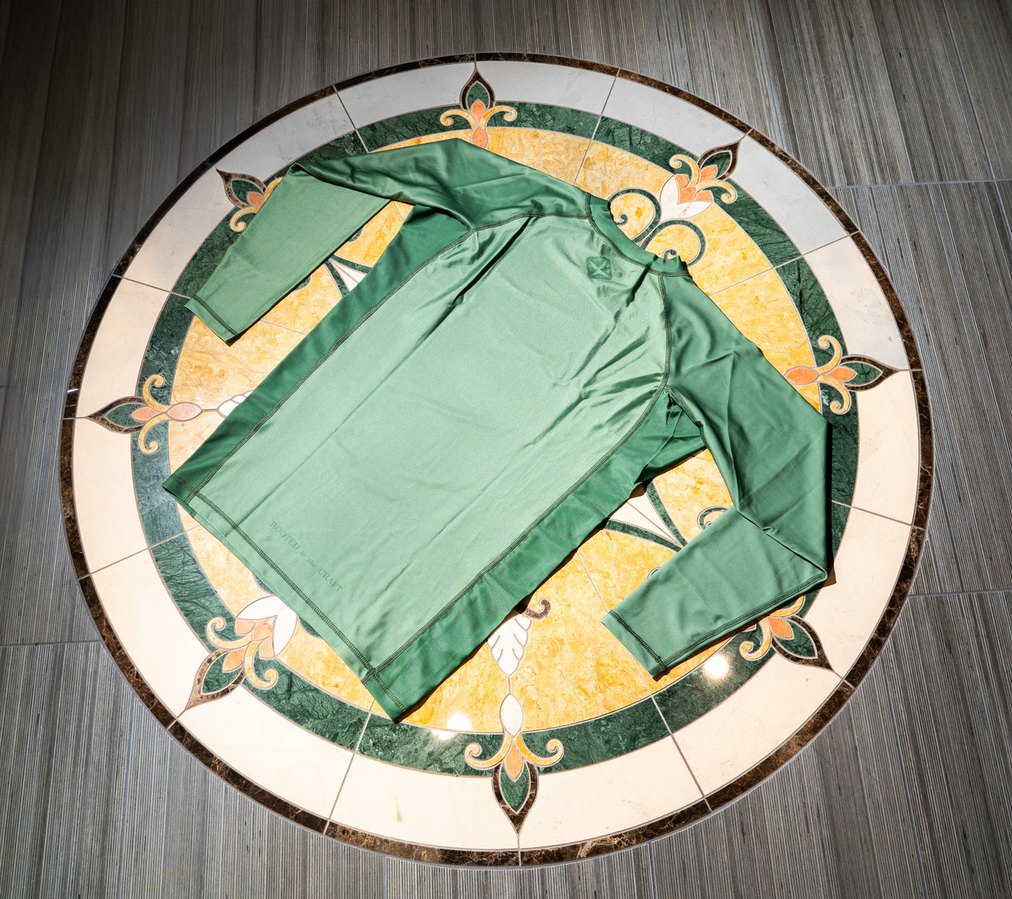 Heritage "Rooted" Rashguard Green L/S