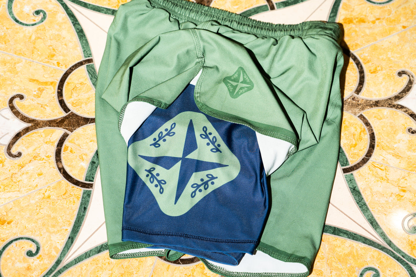 Heritage Grappling Shorts Green