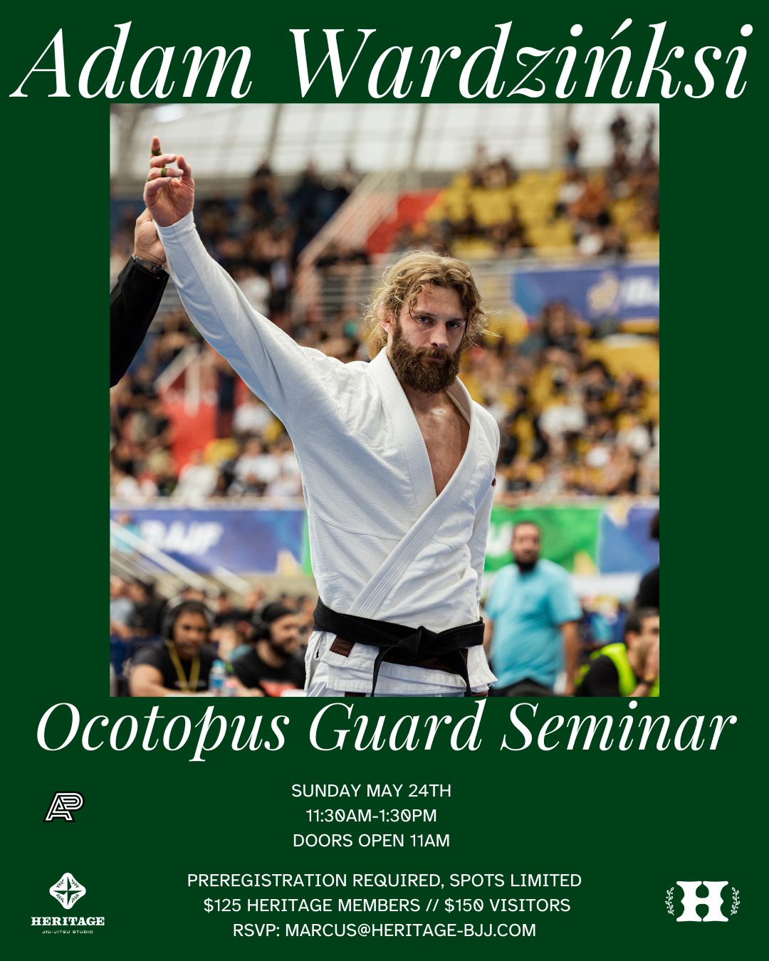 Adam Wardzinski Seminar (Heritage Member)