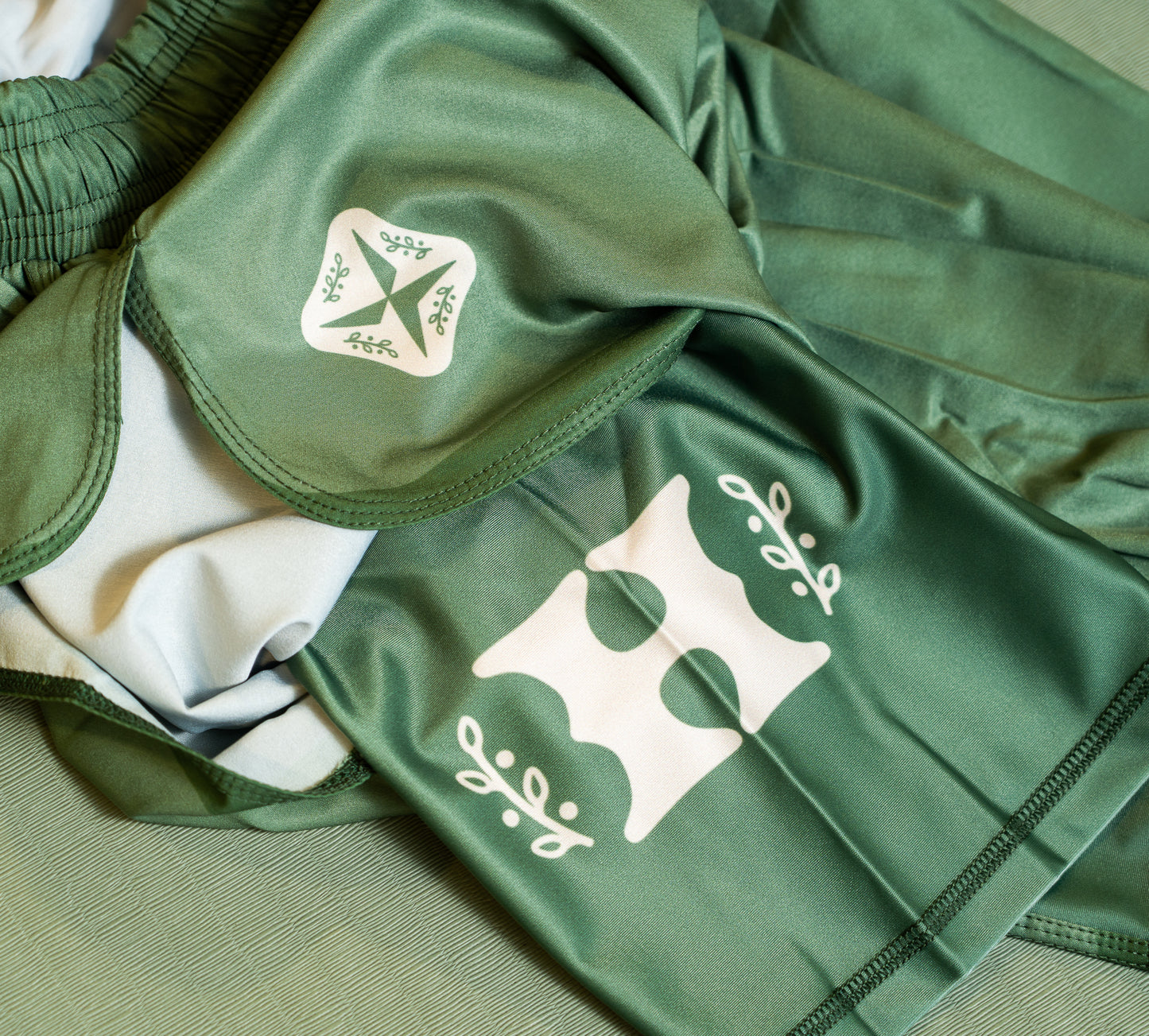 Heritage Grappling Shorts Green 2.0