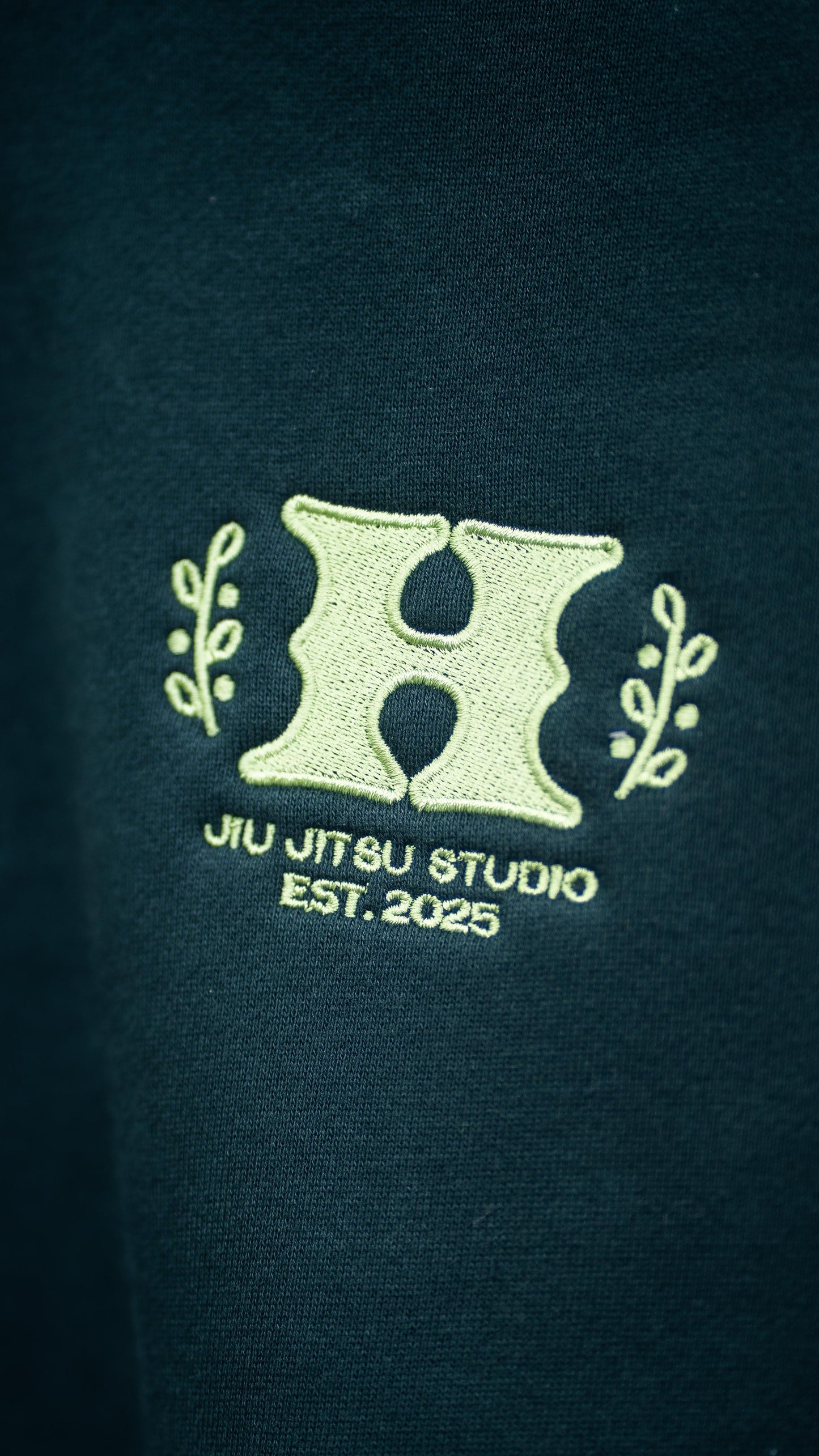 Heritage "H" 3/4 Zip Sweatshirt Forest