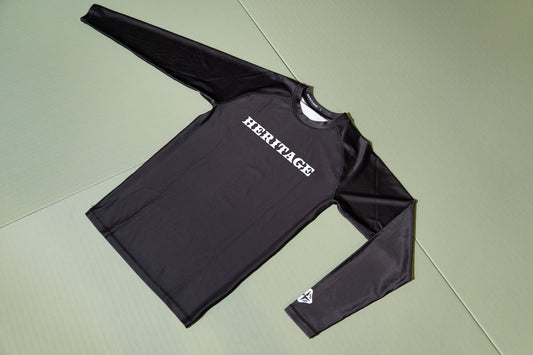 Heritage "Rooted" Rashguard Black L/S