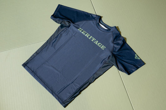 Heritage "Rooted" Rashguard Navy S/S