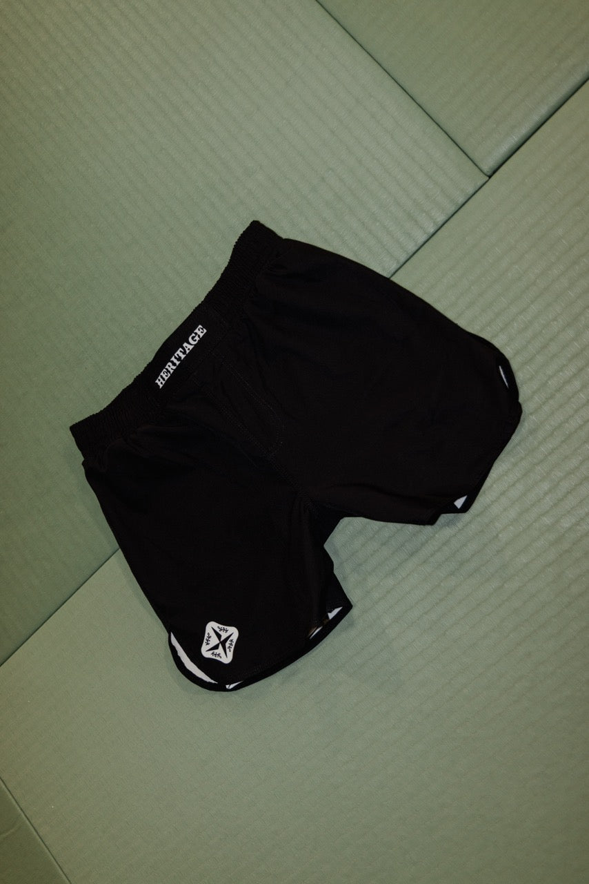 Heritage Grappling Shorts Black 3.0
