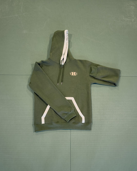 Heritage "Pearlweave" Hoodie Olive