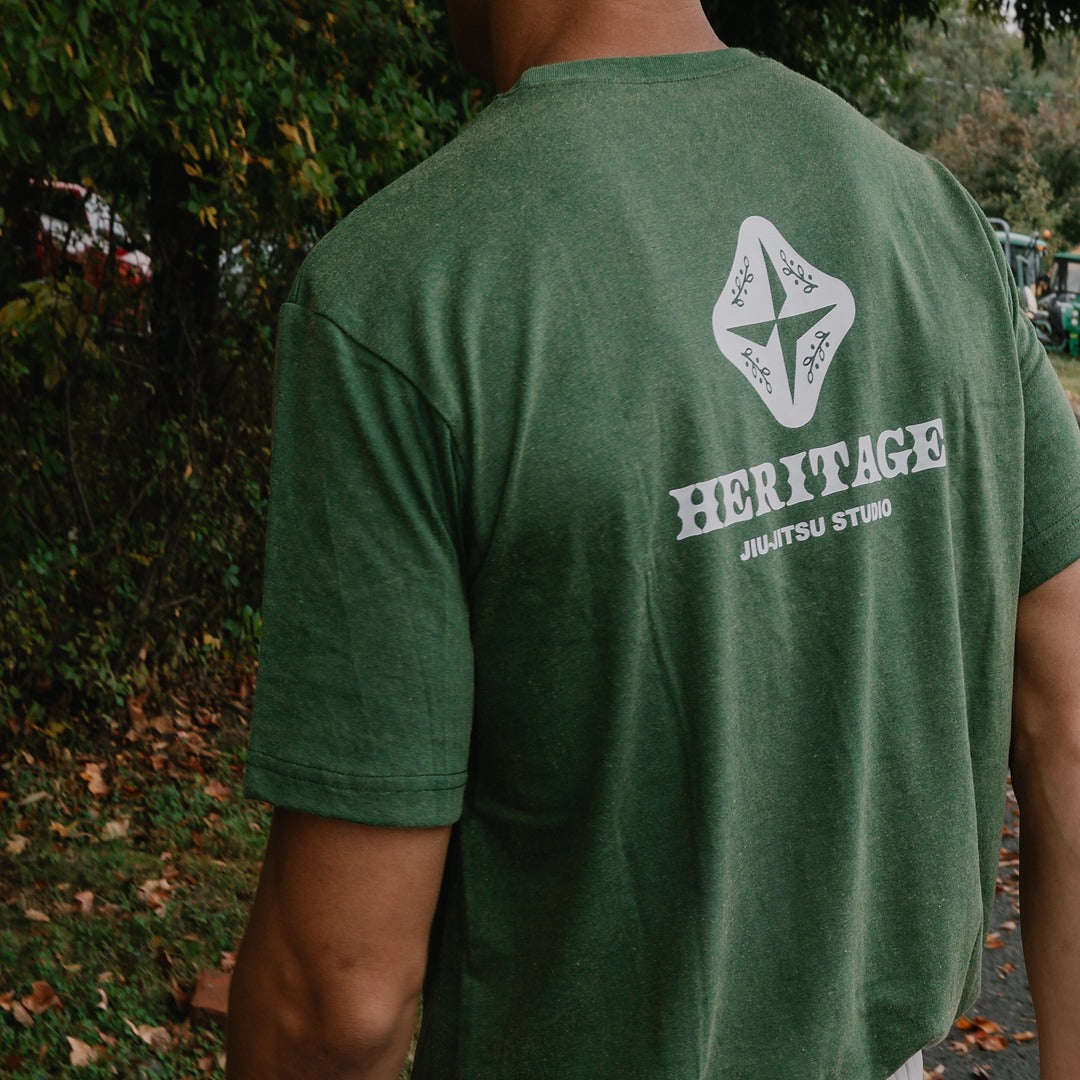Heritage Stonewashed T Green