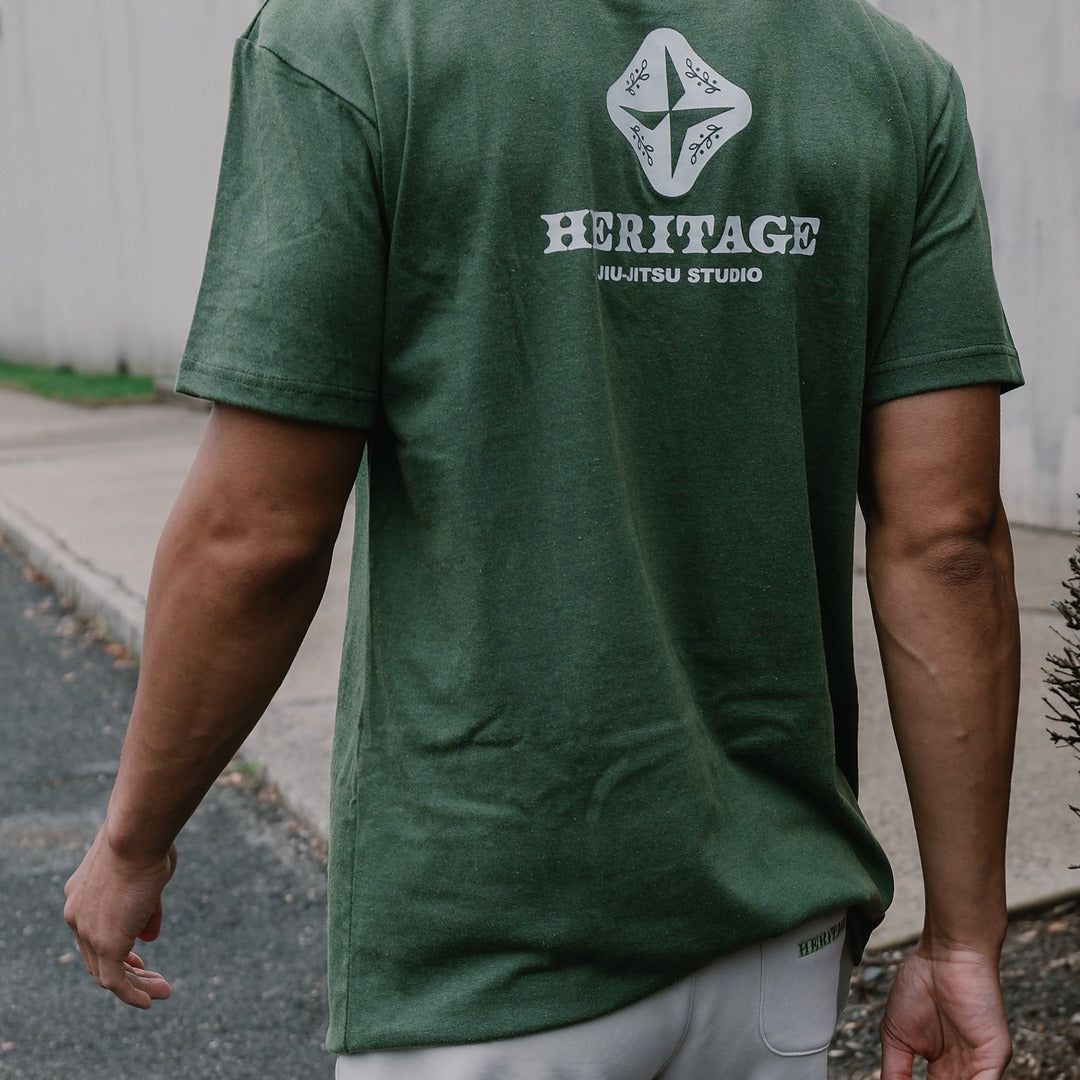 Heritage Stonewashed T Green