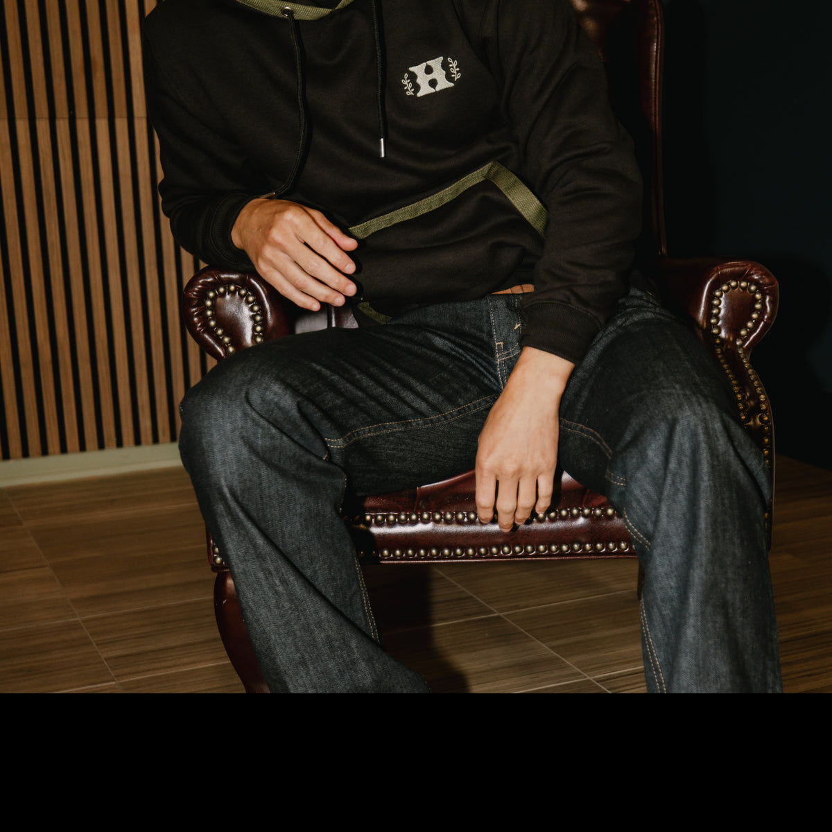 Heritage "Pearlweave" Hoodie Black
