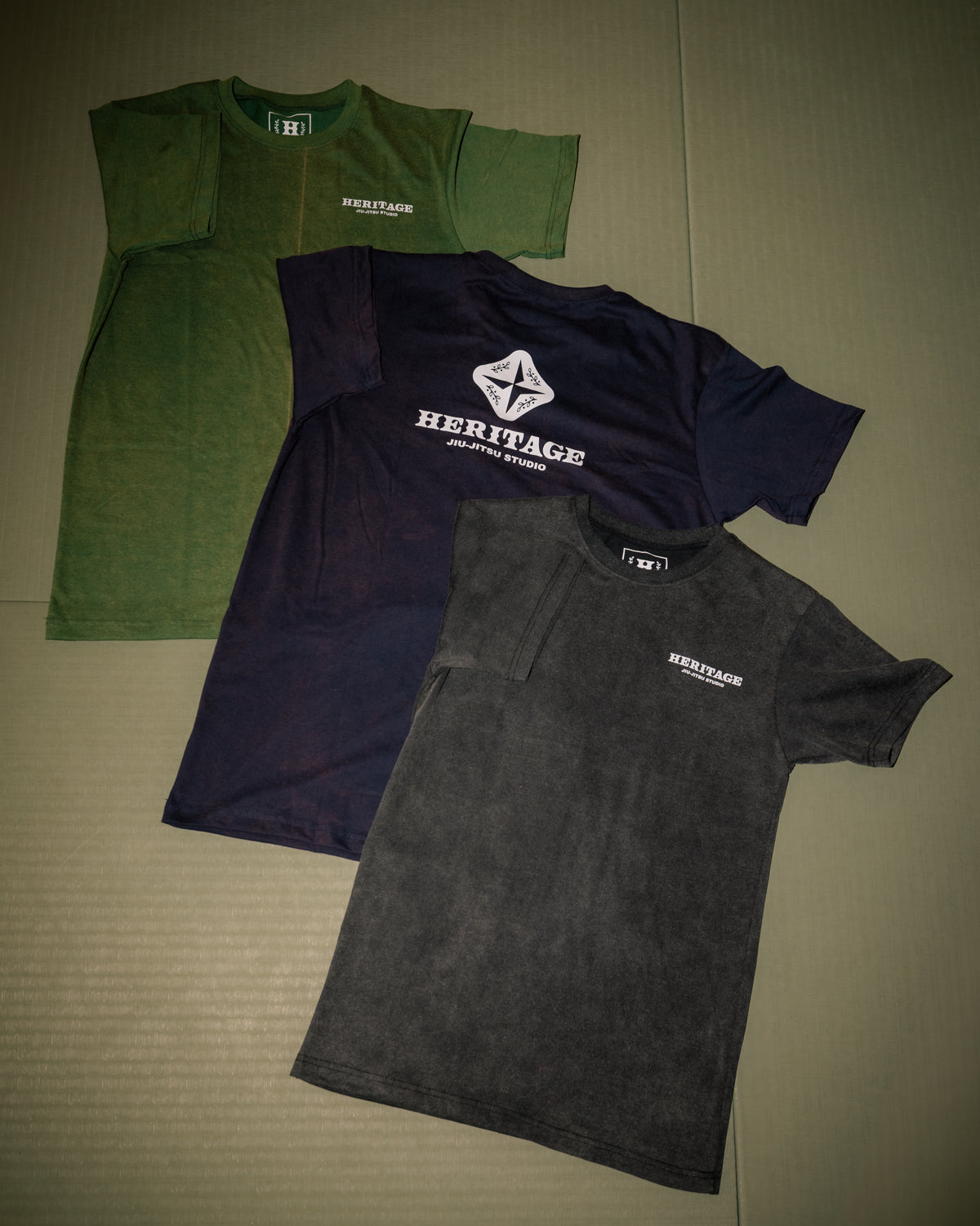 Heritage Stonewashed T Green