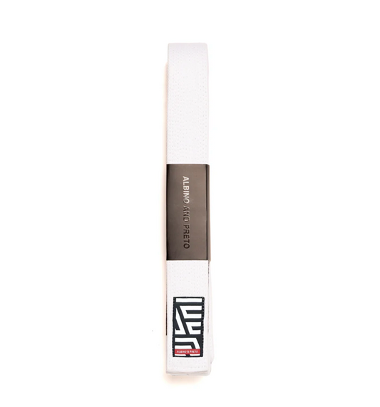 A&P Classic Herringbone Belt White